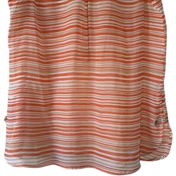 Apt. 9 Womens Sleeveless Striped Button-Front Blouse - Picture 8 of 9